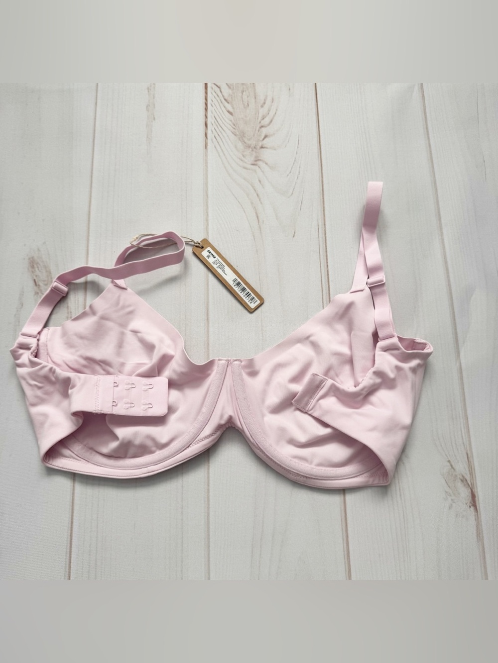 SKIMS Fits Everybody Unlined Demi Bra NWT size 32H cherry blossom - Picture 4 of 5